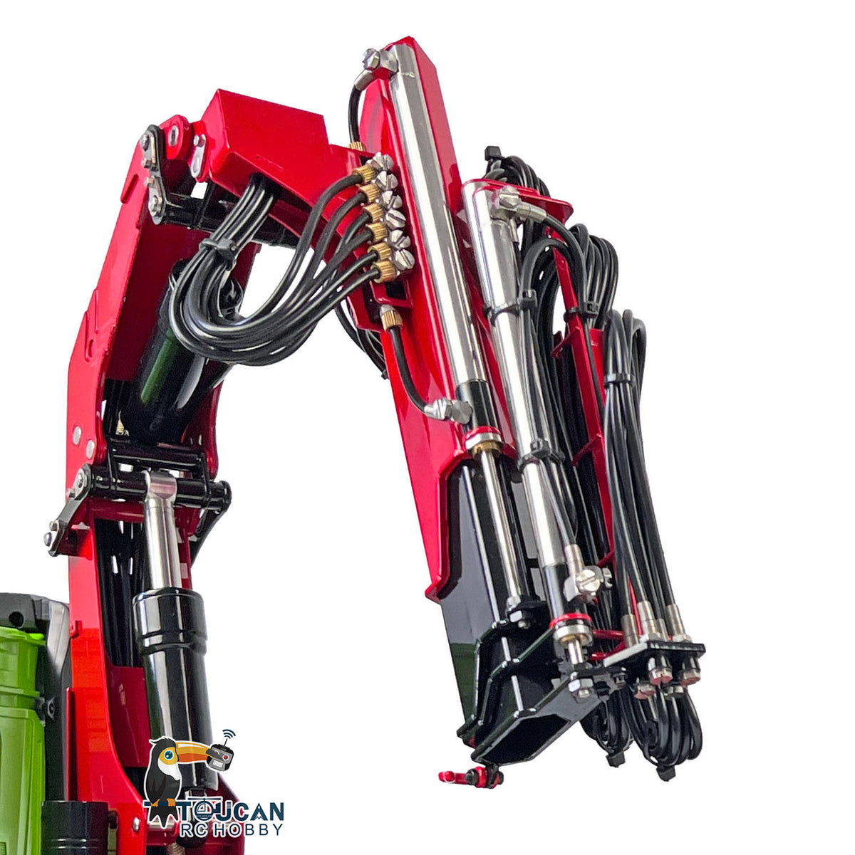 Lesu Z0017 1/14 Metal RC Hydraulic Roll On Off Crane Dump Truck 8X8 Lorry Tipper Vehicle