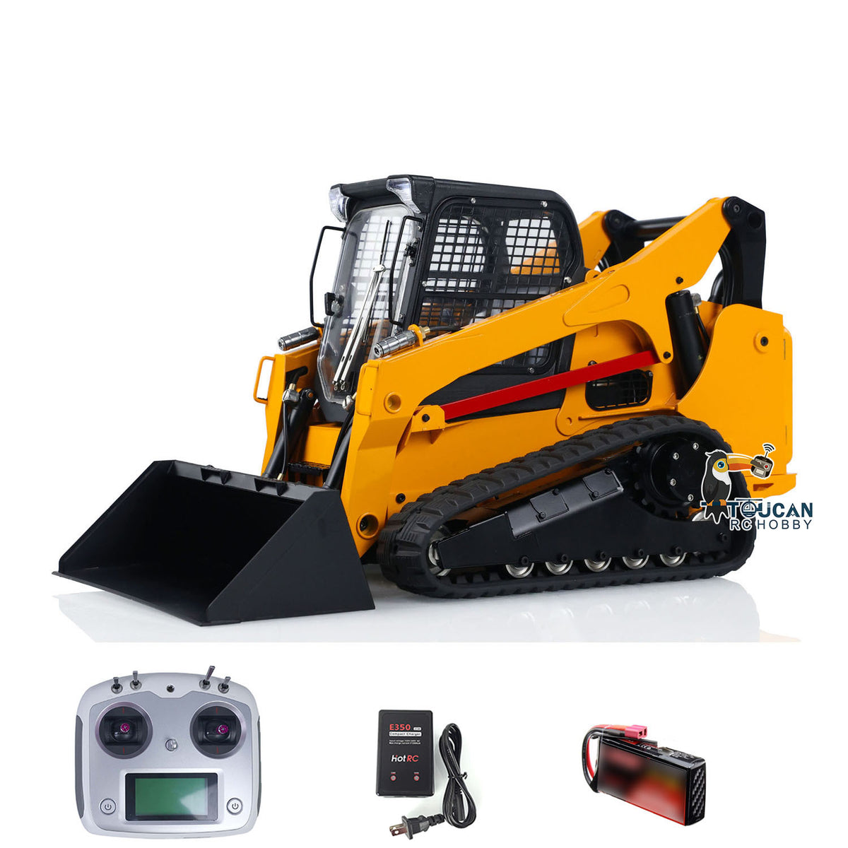 1/14 Metal RC Hydraulic Skid-Steer Tracked Loader SM770