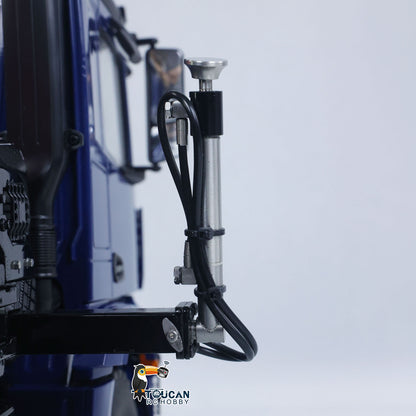 Lesu Z0017 1/14 Metal RC Hydraulic Roll On Off Crane Dump Truck 8X8 Lorry Tipper Vehicle