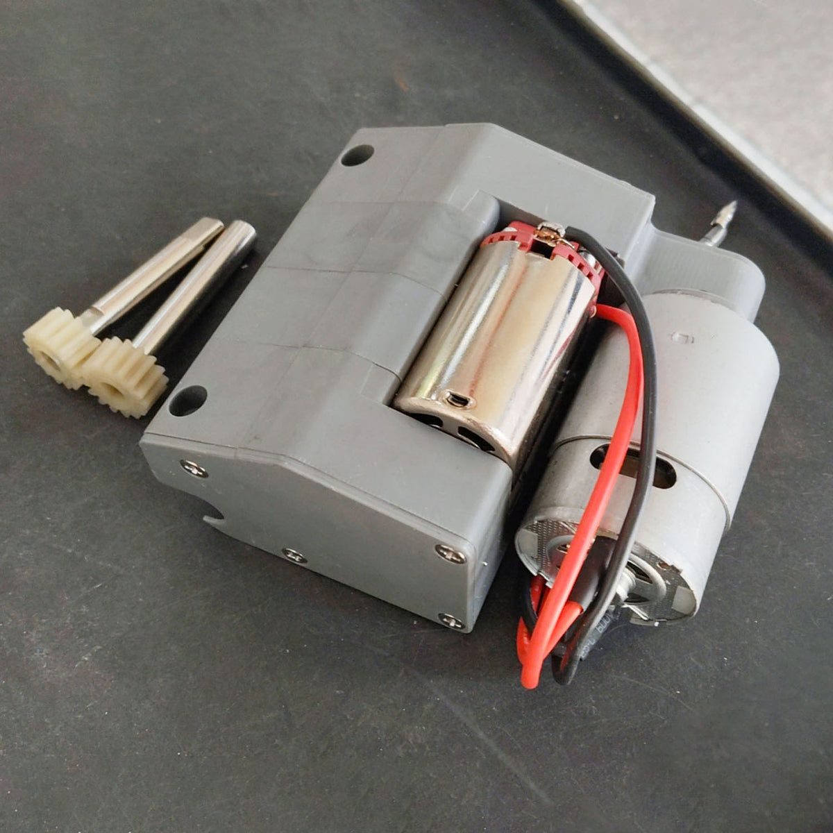 TOUCAN RC HOBBY 1/16 Heng Long H60/65MM L49MM Plastic Gearbox 1/39 or 1/48 Gear Ratio Suitable for 6.0S 6.1S 7.0 7.1 Main Board RC Tank