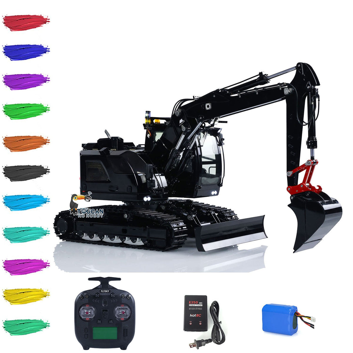 Cut 1/14 Metal RC Hydraulic Excavator LR914