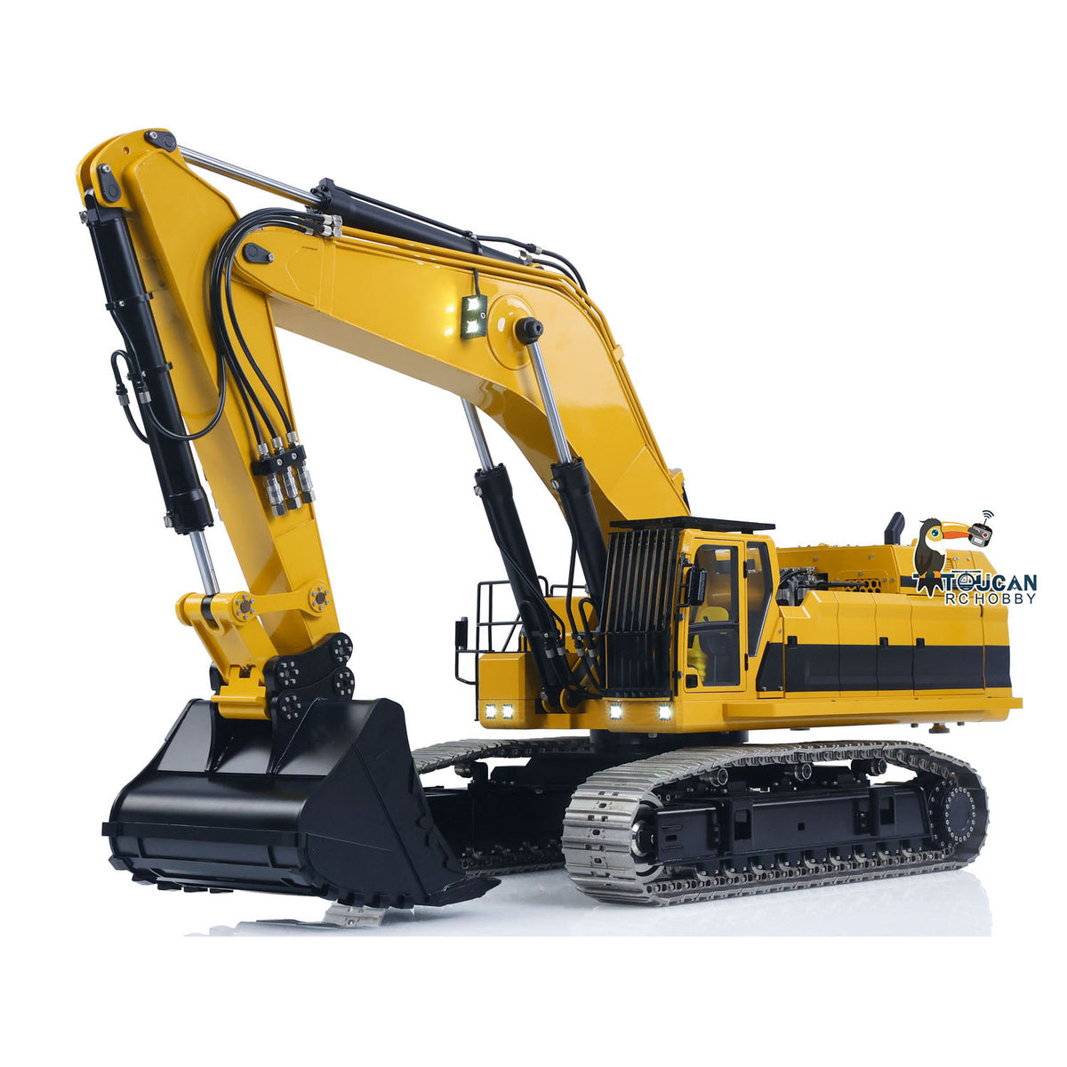 GZJCModel 395F 1/12 Metal RC Hydraulic Excavator RTR Dual Pump System 6CH Valve