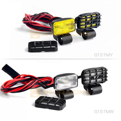 TOUCAN RC HOBBY Plastic Spot Light 1 Pair for 1/14 RC Truck 1/10 1/8 Remote Control Crawler Car Vehicles 3-7.4V DIY Spare Parts