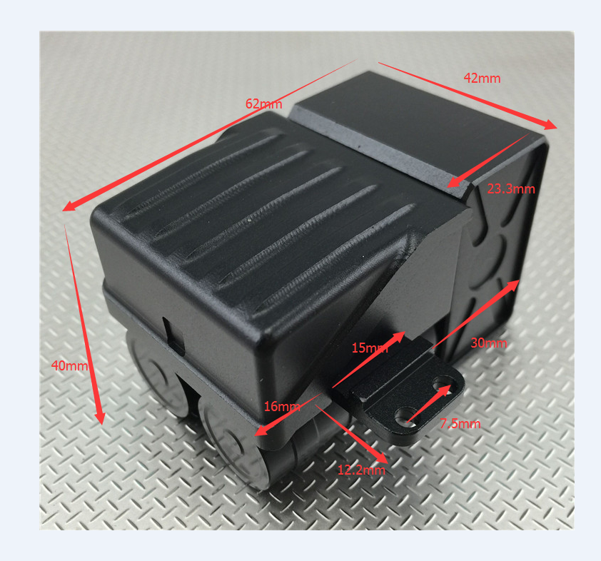 TOUCAN RC HOBBY HHRC Base de protection d'engrenage en métal pour servo, arbre de transmission 152-167mm et réservoir d'air pour camion tracteur radiocommandé TAMIYA 1/14