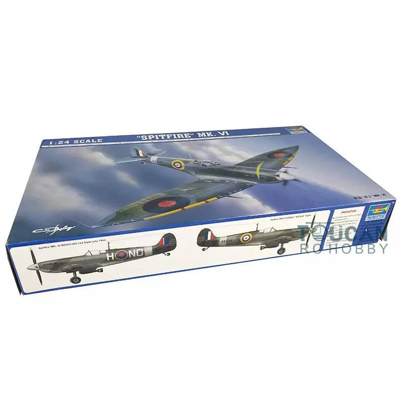 TOUCAN RC HOBBY US Stock Trumpeter 02413 1/24British Spitfire MK VI Airplane Model Fighter Aircraft Kit