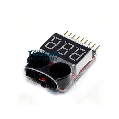 TOUCAN RC HOBBY HotRC Voltage Checker for 3.4V-27.2V LiPo Battery RC Crawler Tank Radio Controlled Truck Boat Car Hobby Model DIY Parts