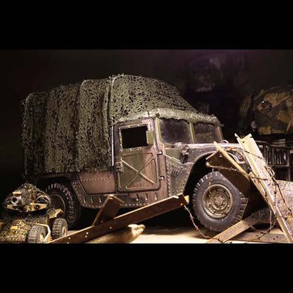 TOUCAN RC HOBBY Camouflage Net for Heng Long 1/35 RC Tank Remote Controlled Military Vehicle Armored Model Tiger I Challenger II