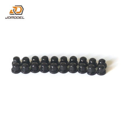 TOUCAN RC HOBBY Metal Painted Wheel Hubs Rims Screws for 1/14 JDModel RC Truck Remote Control Tractor Trailer Cars Hobby Model Toys