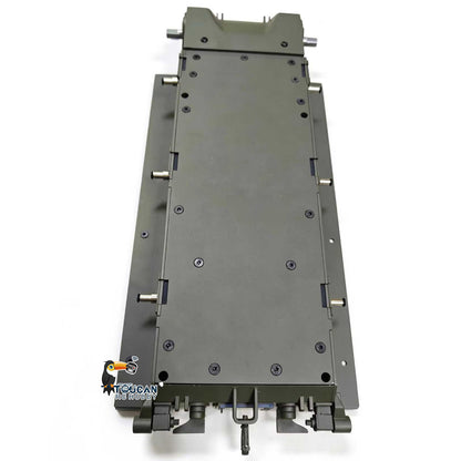 TOUCAN RC HOBBY Metal Chassis Smoke Unit Gearbox Power Blue Motor Speaker Switch for Heng Long 1/16 RC Battle Tank 3898 USA M4A3 Sherman Model