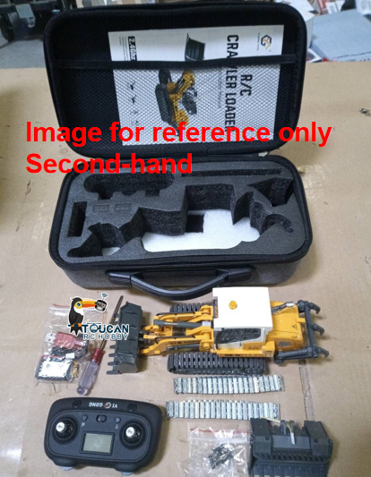 TOUCAN RC HOBBY Schneller kostenloser Versand Gebraucht EU-Lager 1:50 RC Elektrischer Kettenlader LR636 2.4G Baufahrzeug Metallschaufel Kettenaufreißer RTR Modell Licht Sound Batterie
