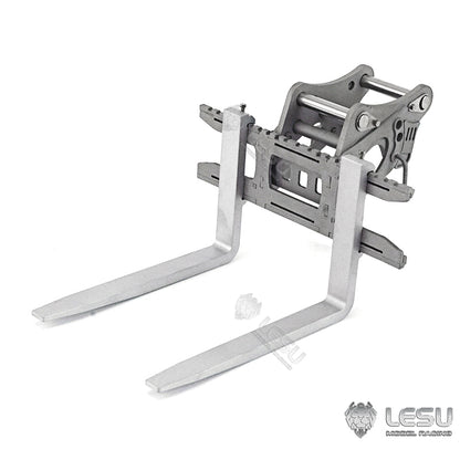 TOUCAN RC HOBBY LESU 1/14 RC Metal Hydraulic Aoue ET30H Wheeled Painted Excavator Heavy Ripper Hydraulic Crusher fork Bucket B