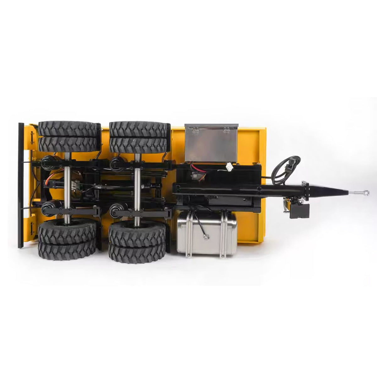 TOUCAN RC HOBBY LXY 1/14 Dump Trailer W/ Hydraulic Pump Spring Supported Leg for 1/14 Radio Controlled Tractor Truck RC Digger Excavator LR914