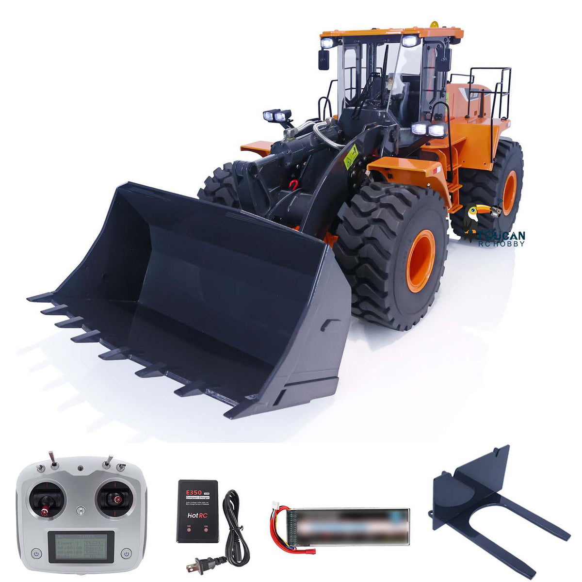 Hydraulic XDRC Metal 1/14 RC Loader WA470