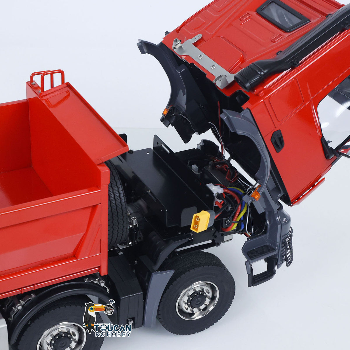 1/14 8x8 RC Hydraulic Dump Truck Metal Radio Control Tipper Vehicle