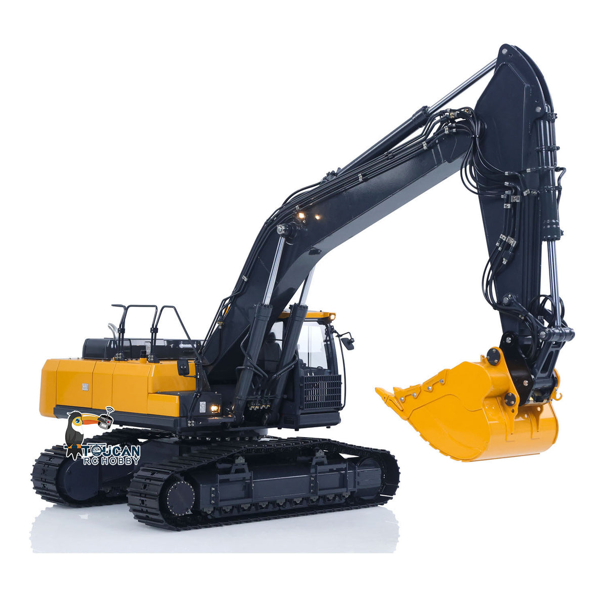 FROG Metal 1/14 Remote Control Hydraulic Excavator E400 Pro 9CH Valves
