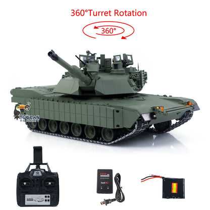 TOUCAN 1/16 Metal RC Tank 3918 Abrams M1A2 TUSK II Dual Flow Gearbox