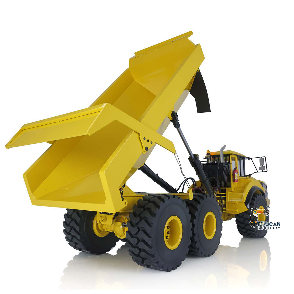 XDRC 1/14 RC Articulated Truck A40G 6x6 Metal Hydraulic Remote Control Dumper