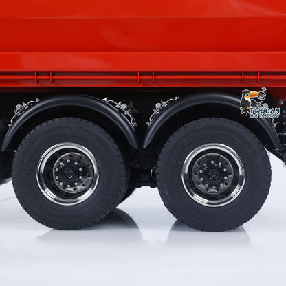 1/14 8x8 RC Hydraulic Dump Truck Metal Radio Control Tipper Vehicle