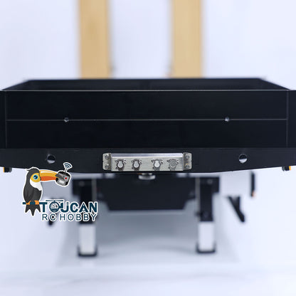 1/14 Metal LESU A0020 RC Trailer Hydraulic Lifting Tailboard Electric Landing Legs for Tractor Truck