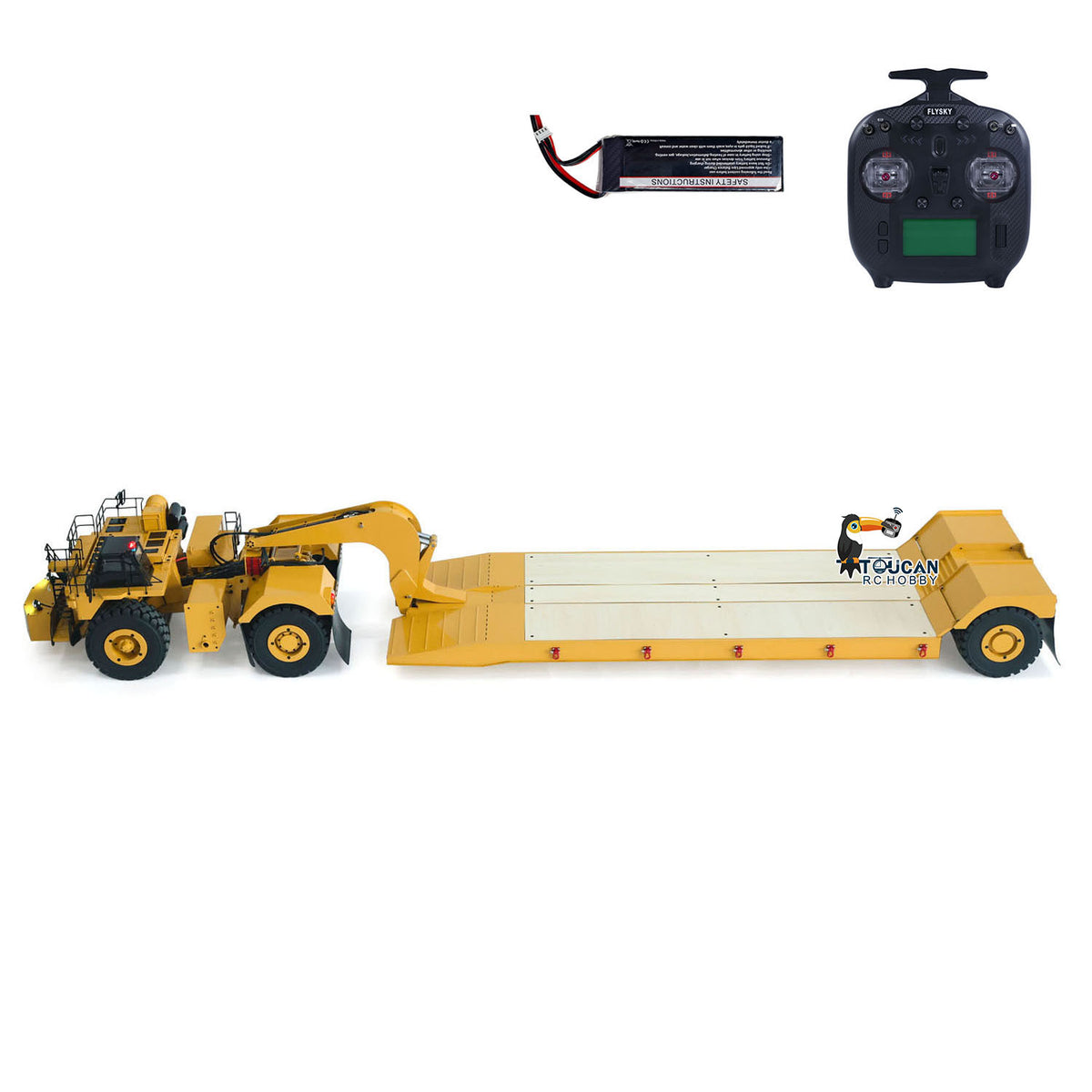 1/20 Metal RC Hydraulic Mining Trailer C739D