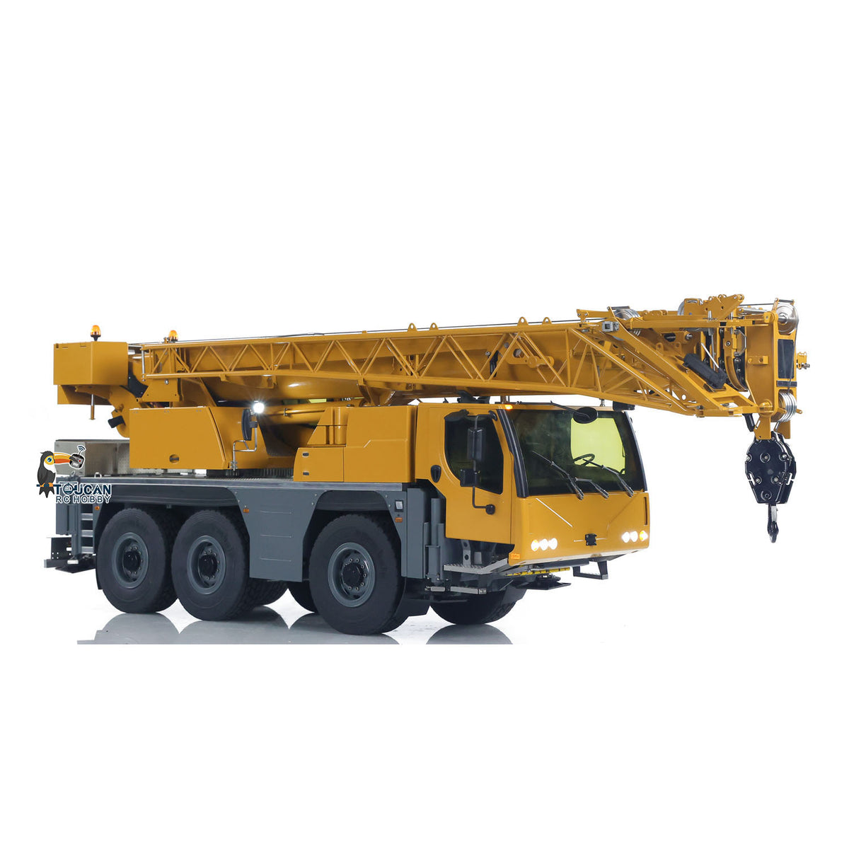 Eyewhale D1050 Metal 1/14 RC Hydraulic All-Terrain Mobile Crane Truck