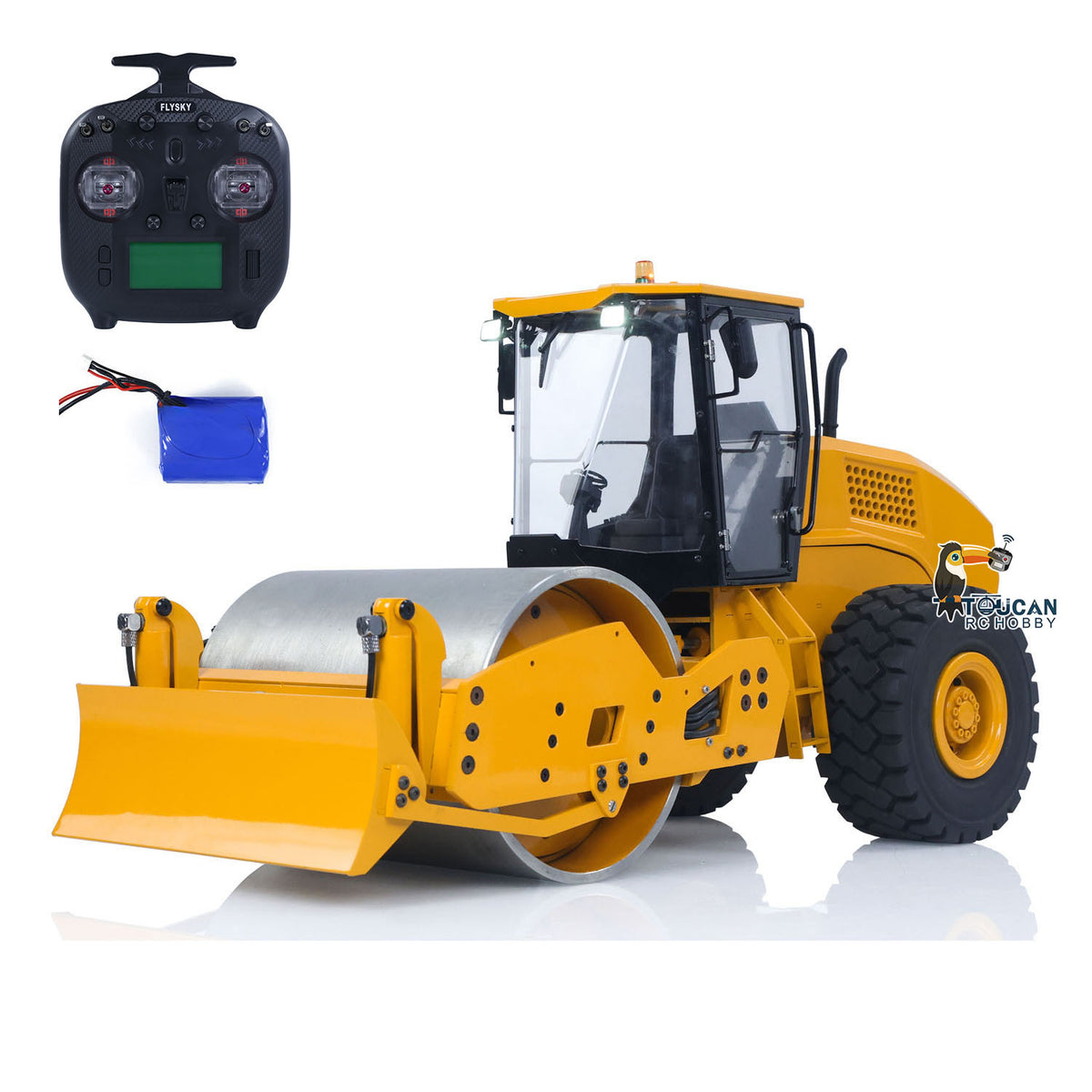BSModel 1/12 Metal Hydraulic RC Road Roller CS11