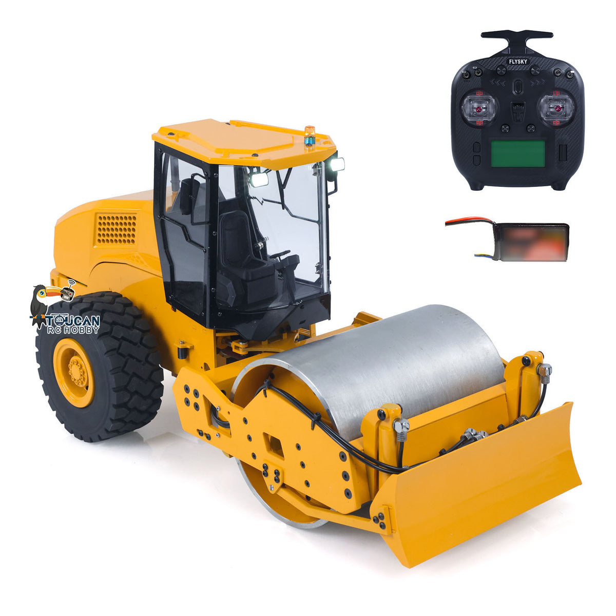 BSModel 1/12 Metal Hydraulic RC Road Roller CS11