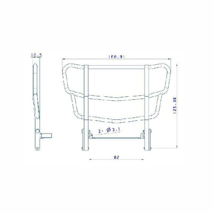 TOUCAN RC HOBBY LESU 1/14 Metal Parts Front Bumper DIY for Highline 3363 1851 Radio Controlled Tractor DIY Truck Optional Versions