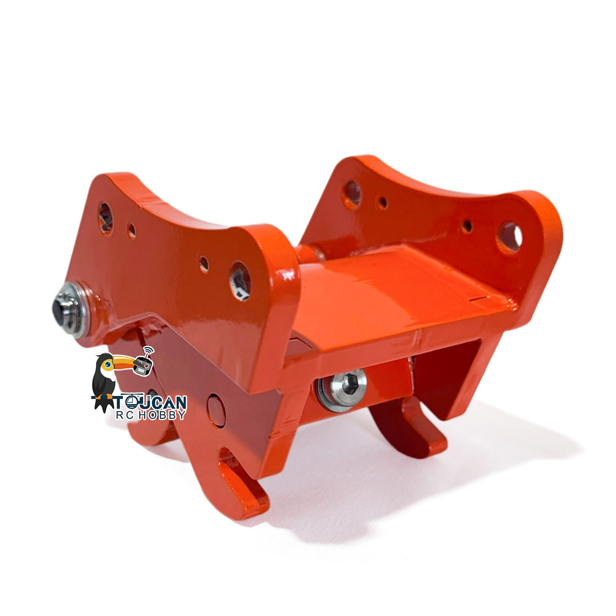 TOUCAN RC HOBBY  Metal Ripper Wide Bucket Manual Quick Coupler Rake for 1/8 Scale 385CF Hydraulic RC Excavator Remote Control Digger Model DIY Spare Parts