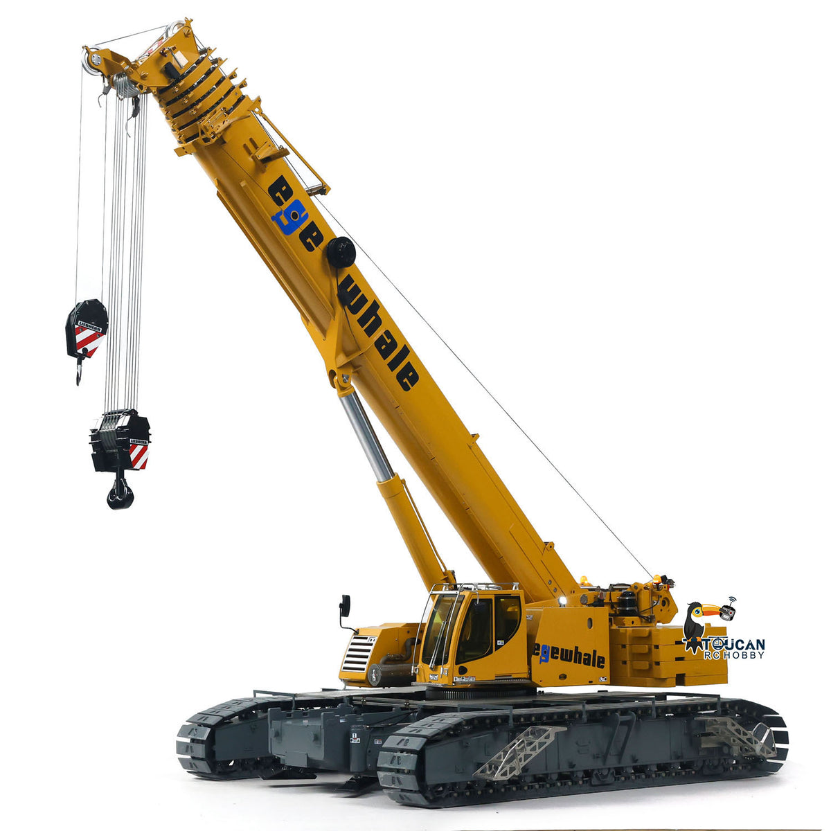 1/14 Metal Eyewhale RC Hydraulic Telescopic Crawler Crane LTR1220
