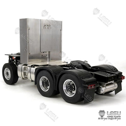 TOUCAN RC HOBBY LESU 1/14 Metal 6x6 Chassis with 3Speed Transmission Differential Lock Axles for TAMIYA 3363 (56348) 1851 High Roof RC Tractor Truck