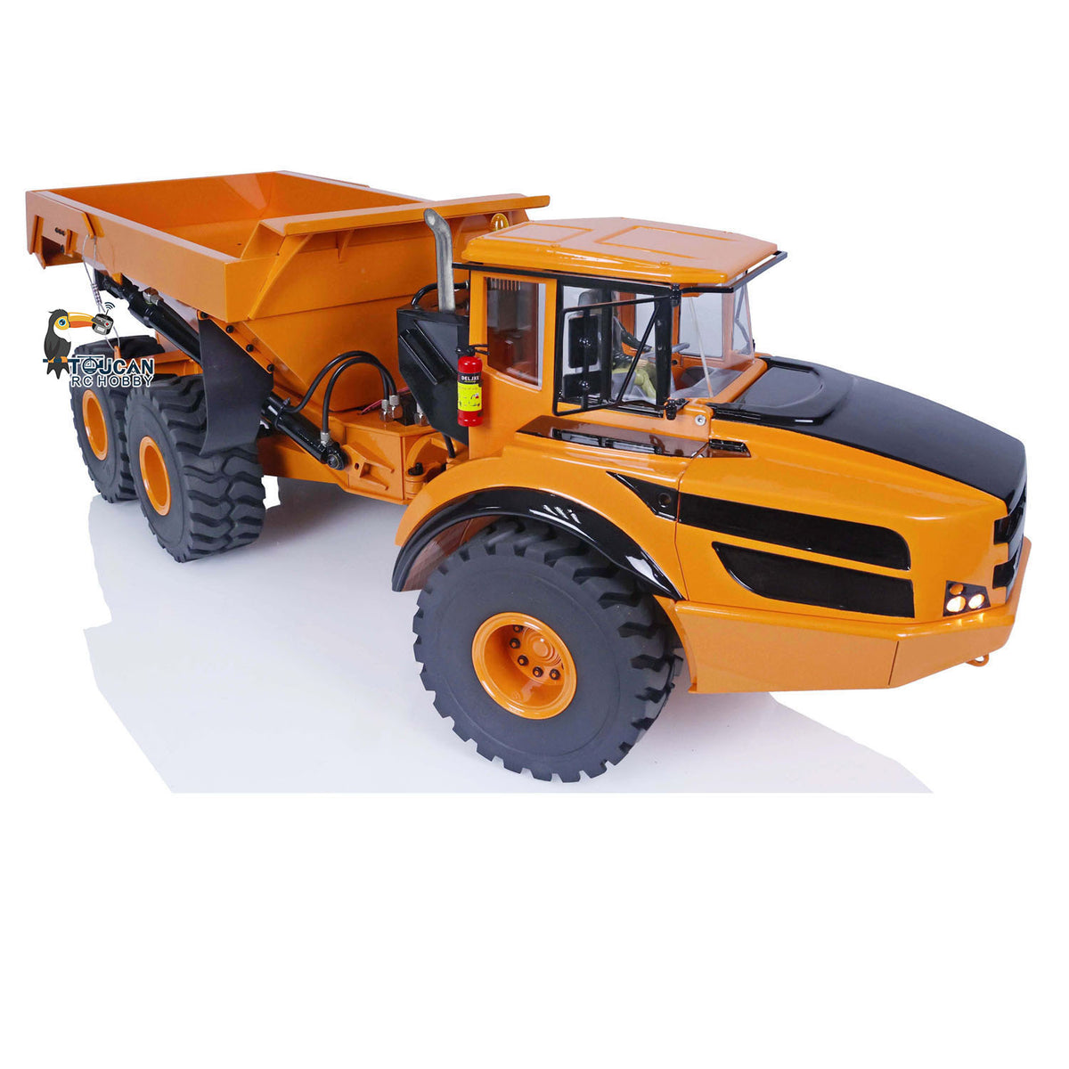 XDRC 1/14 Metal RC Articulated Truck 6x6 Dumper Car RTR Model A40G
