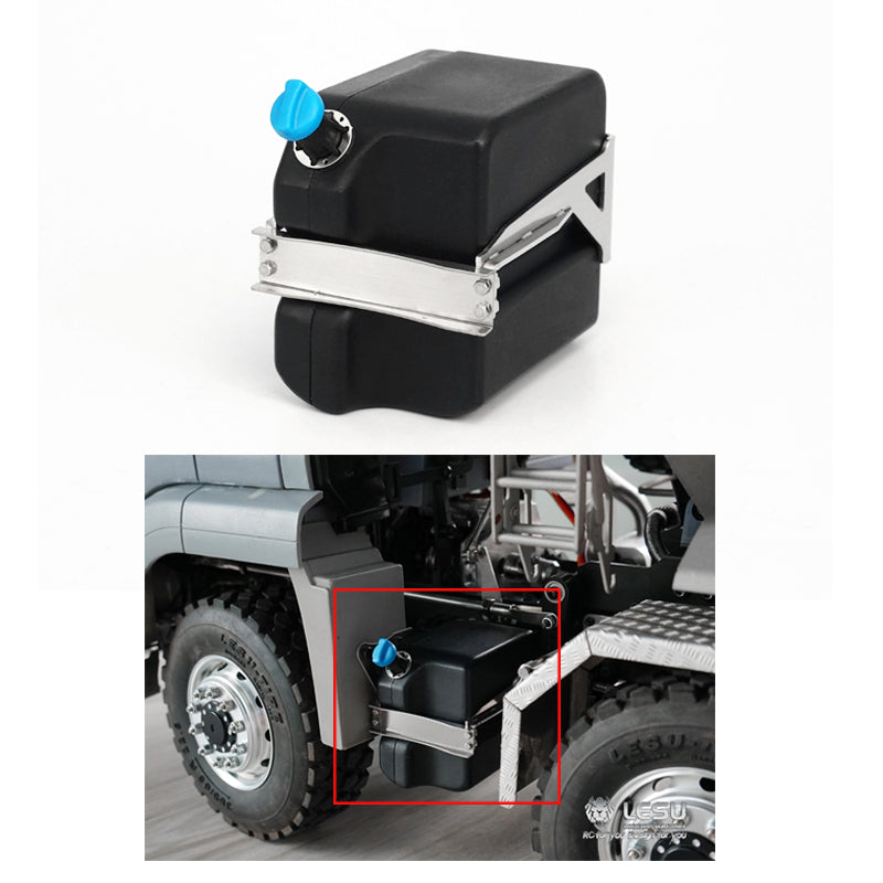 TOUCAN RC HOBBY LESU Upgraded Part Plastic Water Tank Urea Tank Cans for DIY 1/14 Scale RC Tractor Truck Dumper Vehicle Models