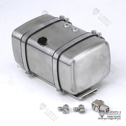 TOUCAN RC HOBBY LESU Metal Oil Tank Fuel Tank 70/80/90/100MM on 1/14 Scale Radio Control TAMIIYA Dumper Tractor Truck Outdoor Trailer for