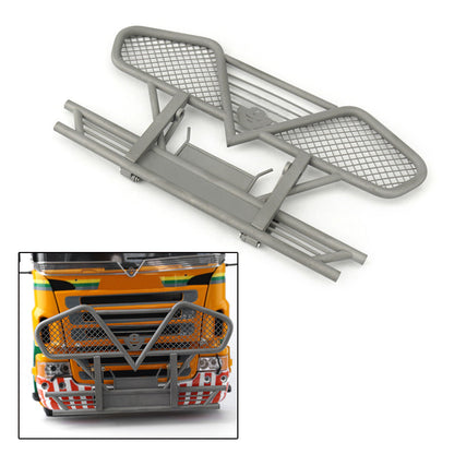 TOUCAN RC HOBBY LESU Metal Front Bumper Grille Guard for 1/14 Tamiiya R620 R470 RC Tractor Truck DIY Model Remote Control Cars