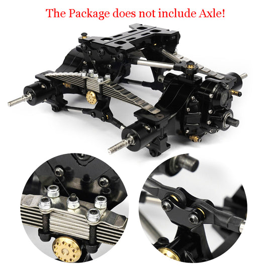 TOUCAN RC HOBBY US-Lager LESU Metall-Ersatzteil Hinterradaufhängungs-Set ohne Achsen für 1/14 Sattelzug Kipper ferngesteuerte DIY Auto-Modelle