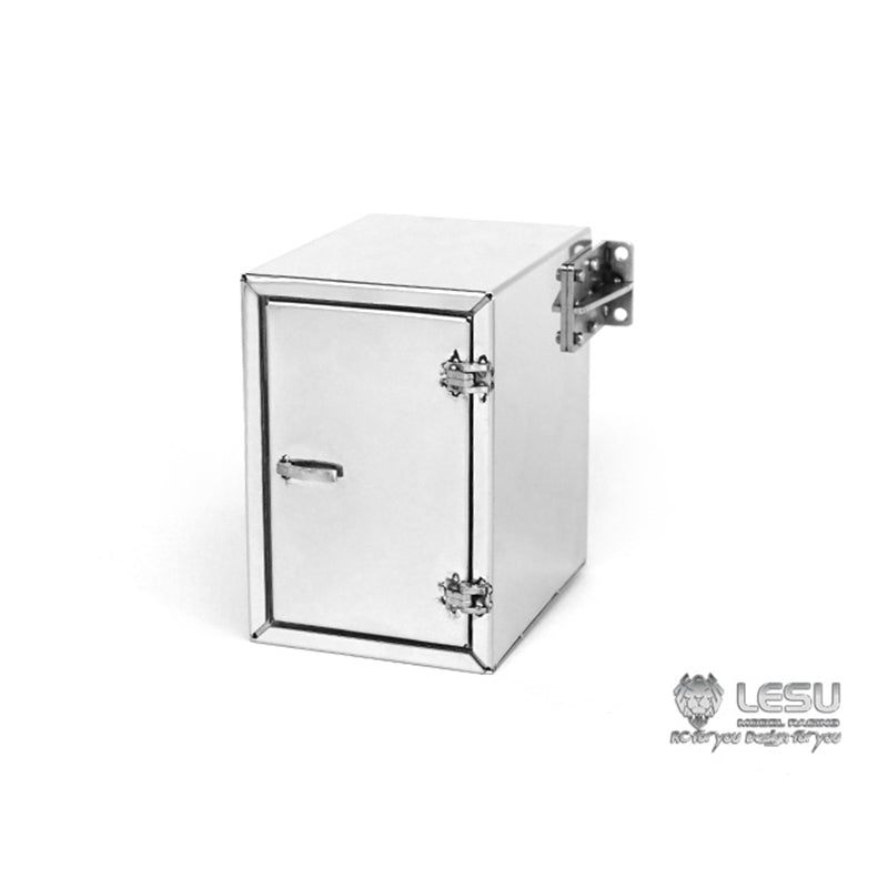 TOUCAN RC HOBBY LESU Metal Tool Box Toolbox for 1/14 Scale TAMIIYA RC Tractor Truck Dumper Model Car Upgraded Parts DIYs