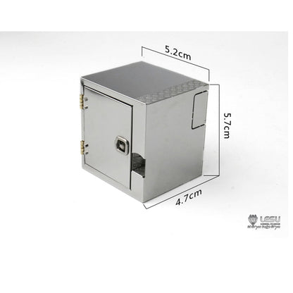TOUCAN RC HOBBY LESU Metal Tool Box Toolbox for 1/14 Scale TAMIIYA RC Tractor Truck Dumper Model Car Upgraded Parts DIYs