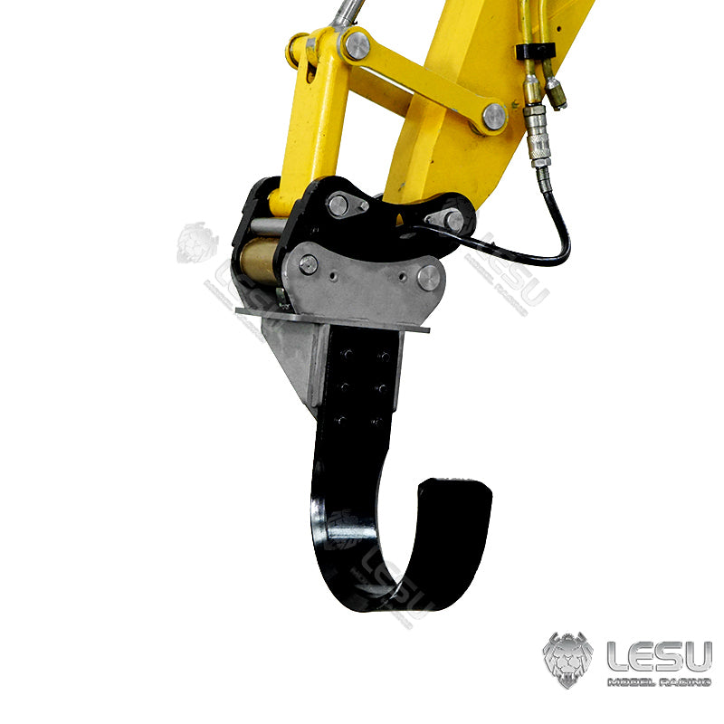 TOUCAN RC HOBBY LESU 1/14 Metal Ripper Digging Tool Bucket Trailer Crusher Grapple for PC360 Aoue ET30H ET26L RC Hydraulic Excavator Model