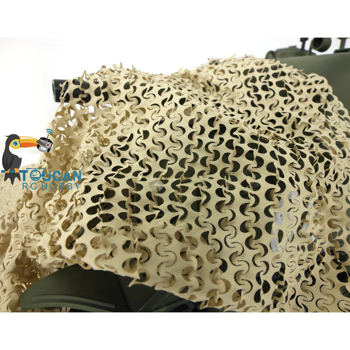 TOUCAN RC HOBBY Heng Long Camouflage Net Spare Part Suitable for 1/16 RC Tank Tiger I Challenger II RTR Walker Bulldog Jadpanther Military Model