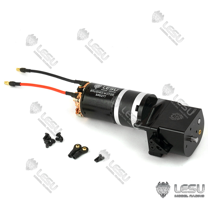 TOUCAN RC HOBBY LESU Gearbox Transmission 2Speed Motor 1/14 1/5 Planetary Reduction for 1/14 RC Tractor Truck Dumper Remote Controlled Lorry Car Hobby Model