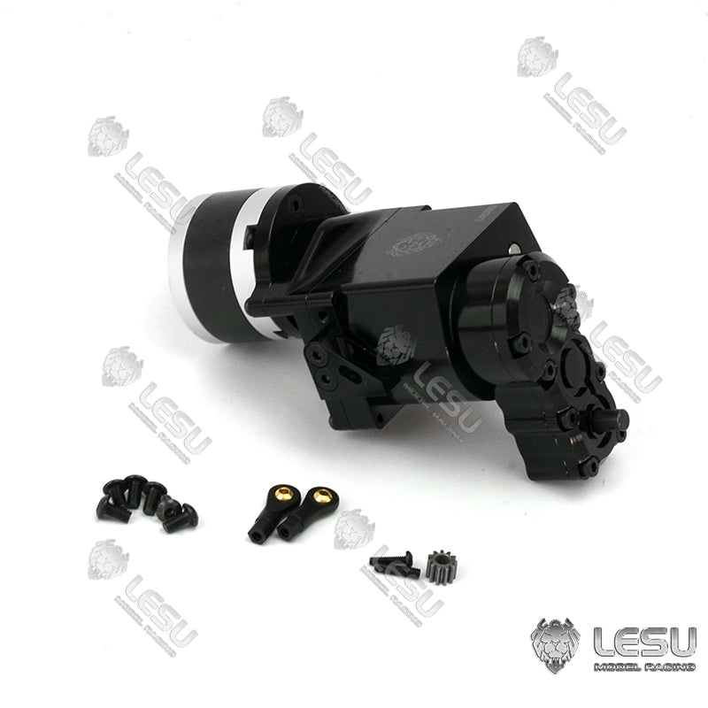TOUCAN RC HOBBY LESU Gearbox Transmission 2Speed Motor 1/14 1/5 Planetary Reduction for 1/14 RC Tractor Truck Dumper Remote Controlled Lorry Car Hobby Model