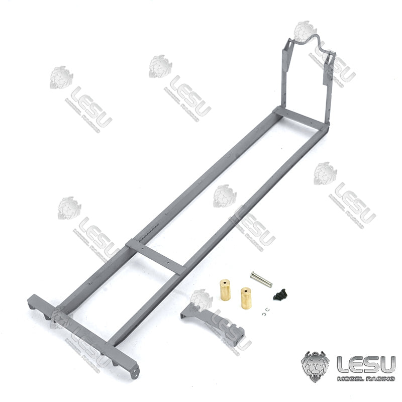TOUCAN RC HOBBY LESU 1/14 Metal DIY Upgraded Part Side Bumper Vacuum Tank Waste Bin for Roll-off RC Dumper Vehicle Wood Trailer Rack