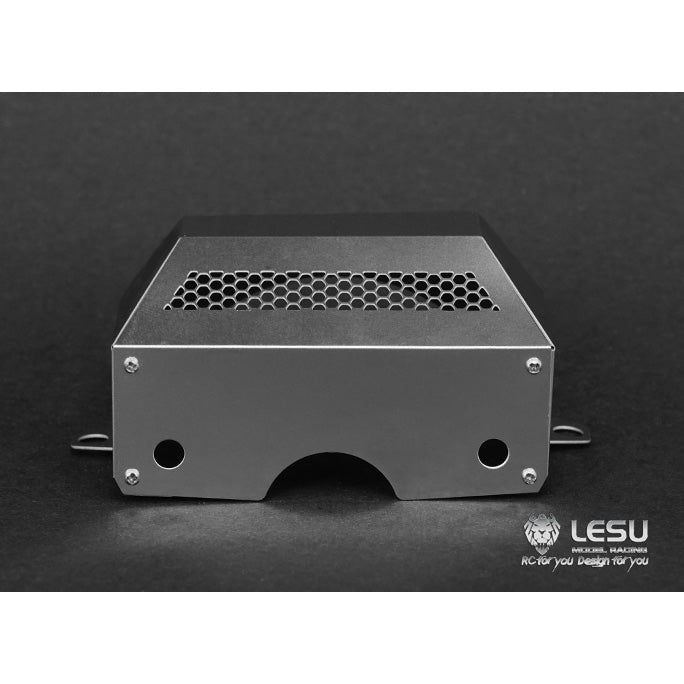 TOUCAN RC HOBBY LESU Metal Gearbox Engine Cover for 1/14 RC Tractor Radio Control Truck Car Spare Part DIY Accessories Decorations