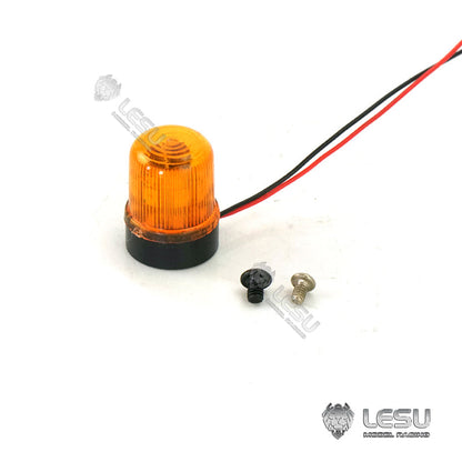 TOUCAN RC HOBBY LESU Roof Rotating Warning Lamp Plastic 1/14 Scale Upgrade Part for RC Tractor Truck Dumper DIY Model Optional Versions