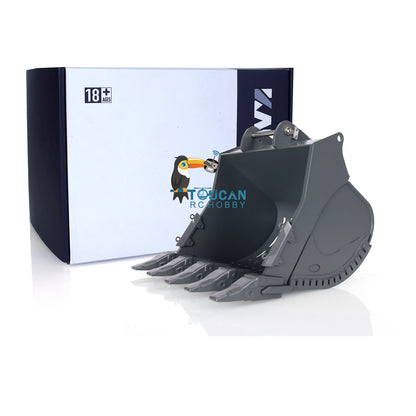 TOUCAN RC HOBBY HUINA Metal Bucket Attachments Upgrade Parts for Kabolite 1/14 Scale K970 100S Hydraulic Excavator DIY Remote Control Model