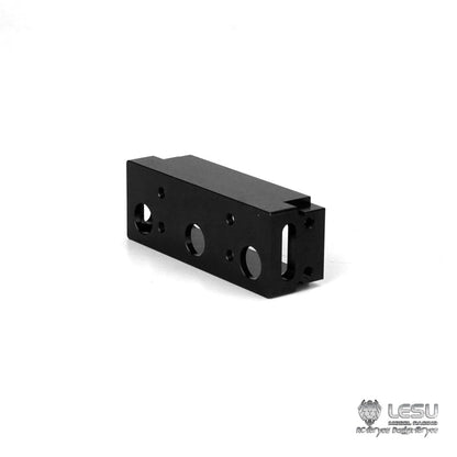 TOUCAN RC HOBBY LESU Metal Visor Pedal Equipment Rack Battery Compartment Rear Bumper Light Cross Beam for 1/14 TAMIIYA RC Tractor Truck