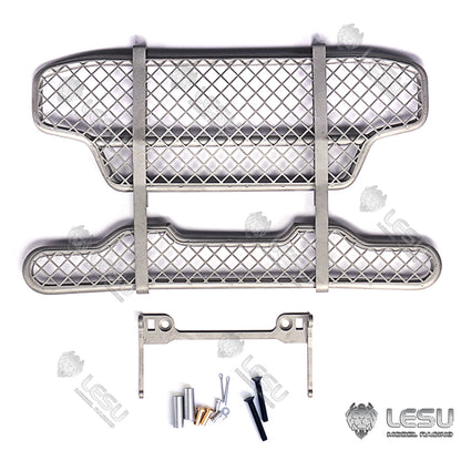 TOUCAN RC HOBBY LESU RC Model Parts Metal Front Bumper for 1:14 Scale TAMIIYA RC Tractor Truck Radio Control Vehicles