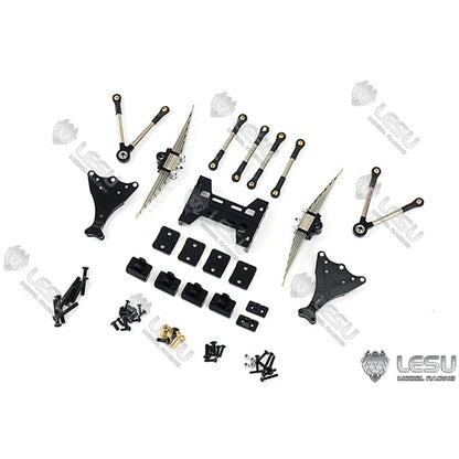 TOUCAN RC HOBBY Metal Rear Suspension for LESU Small Axles Q911 1/14 RC Tractor Truck Trailer DIY Remote Control Dumper Model Car