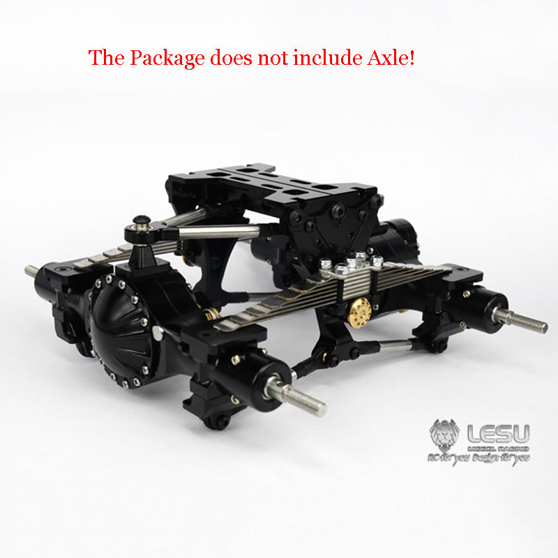 TOUCAN RC HOBBY Metal Rear Suspension for LESU Small Axles Q911 1/14 RC Tractor Truck Trailer DIY Remote Control Dumper Model Car